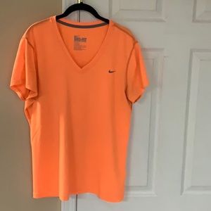 XL Orange Dri-Fit Nike Tee shirt
